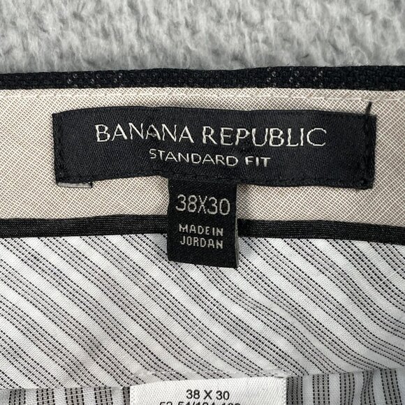 Banana Republic Standard Fit 100% Wool Mens Plaid Lined Dress Pants Sz 40 x 30 - Picture 5 of 5